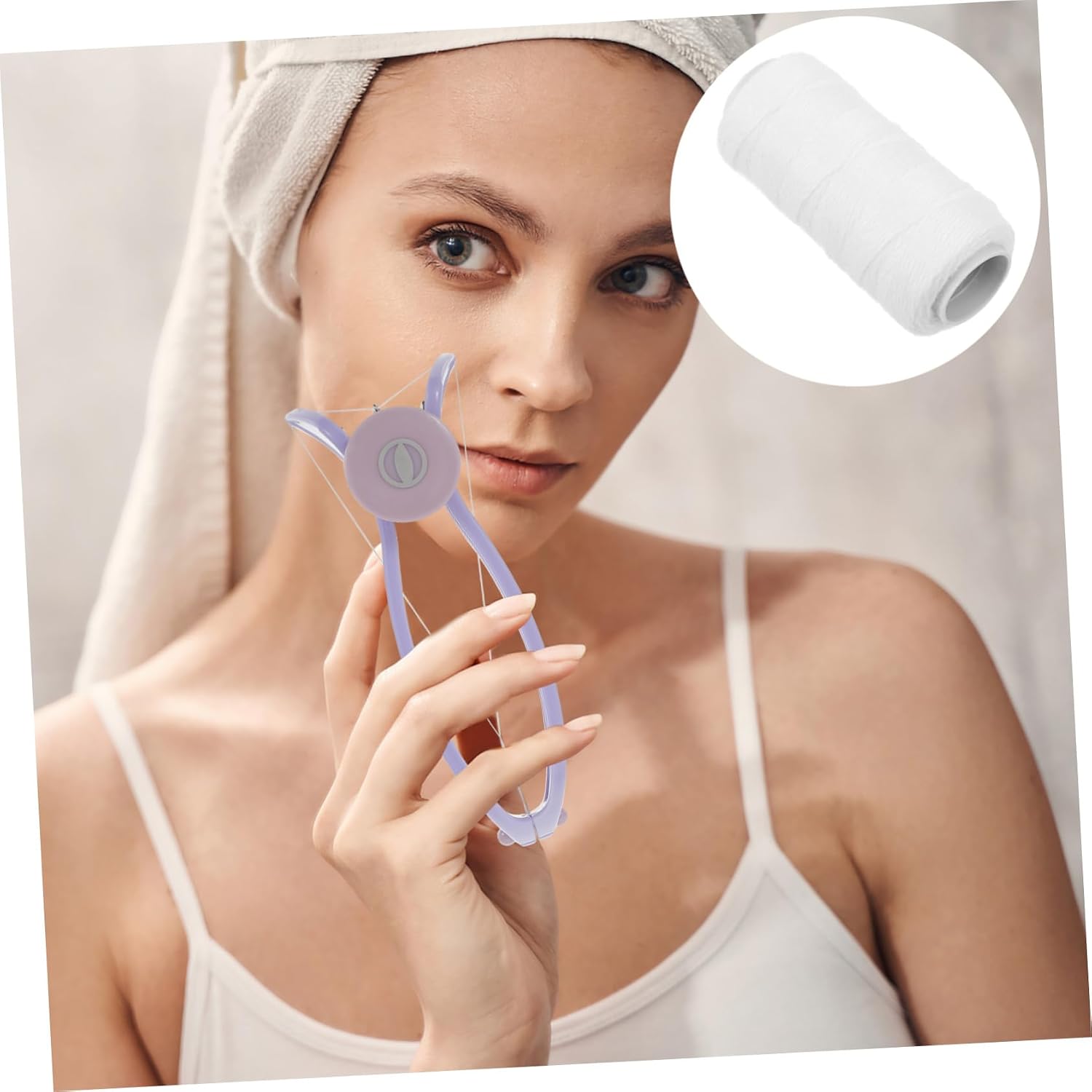 Cotton Thread Hair Removal Epilator Roll for Face and Chin