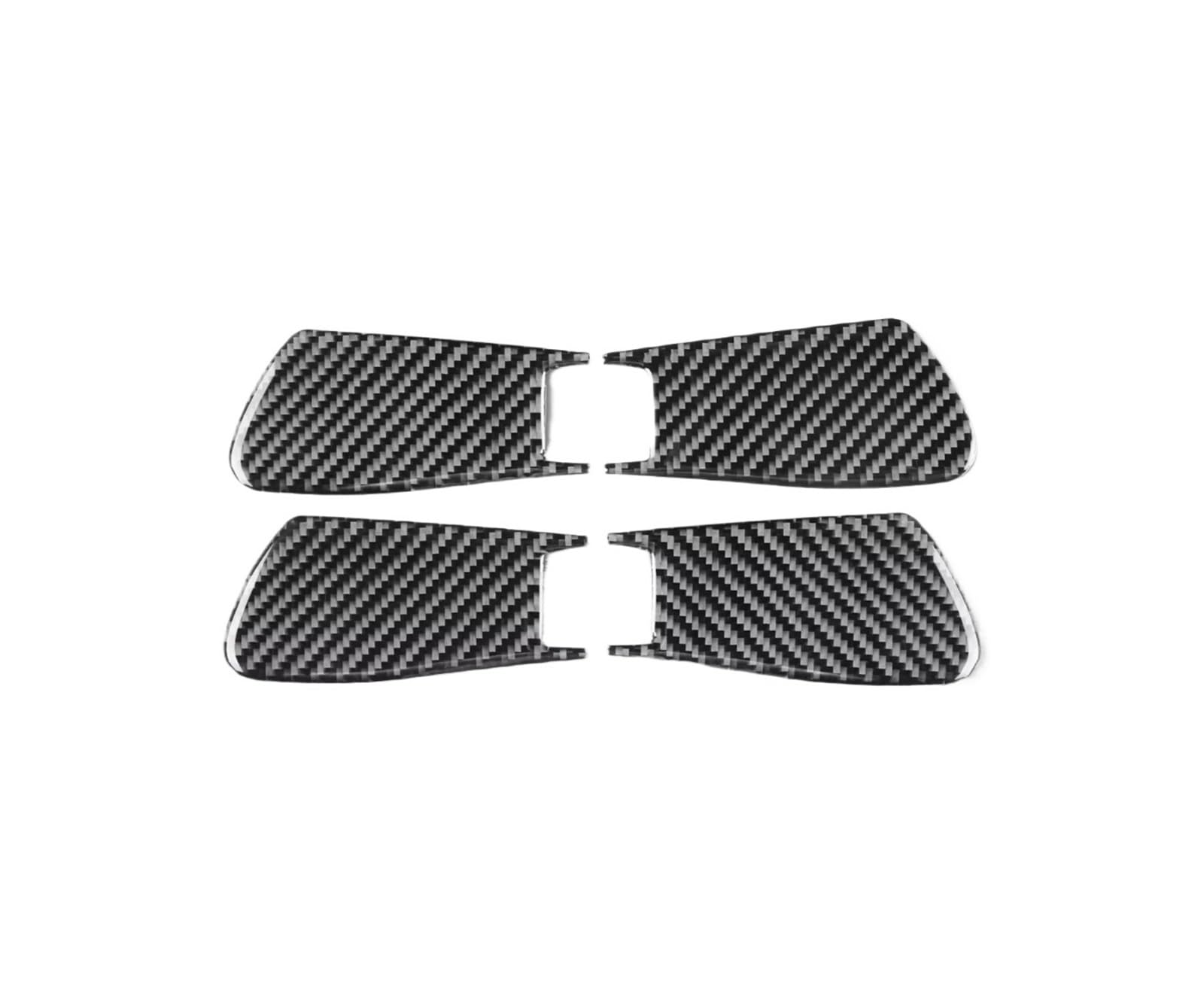 Car Interior Trim Covers for Civic for 11th for Gen 2022 2023 Carbon Fiber Car Inner Door Bowl Panel Decoration Stickers Auto Interior Protective Trim