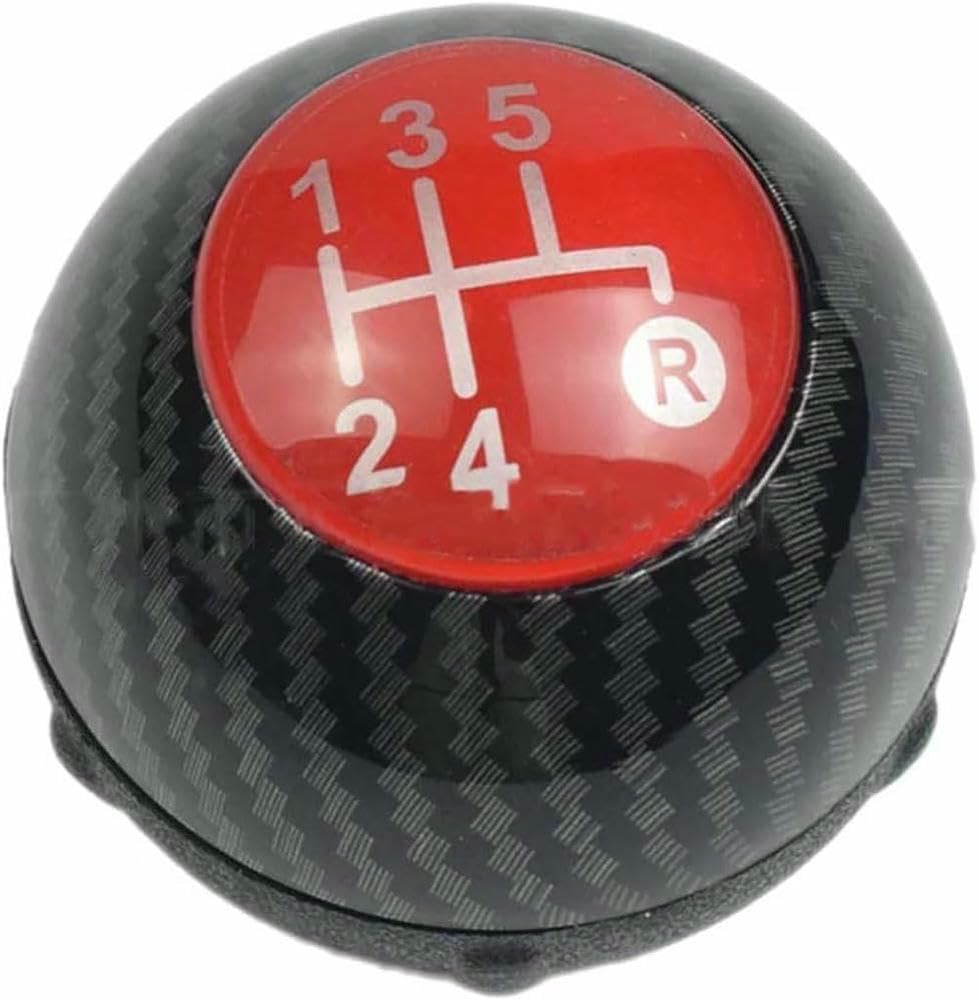 GZNBB Car 5/6 Speed Car Manual Gear Shift Knob Shifter Lever Accessories, for 500 500C 2007-2018
