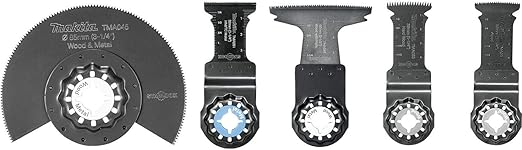 Makita B-67197 5 Pc. StarlockĀ® Oscillating Blade Set
