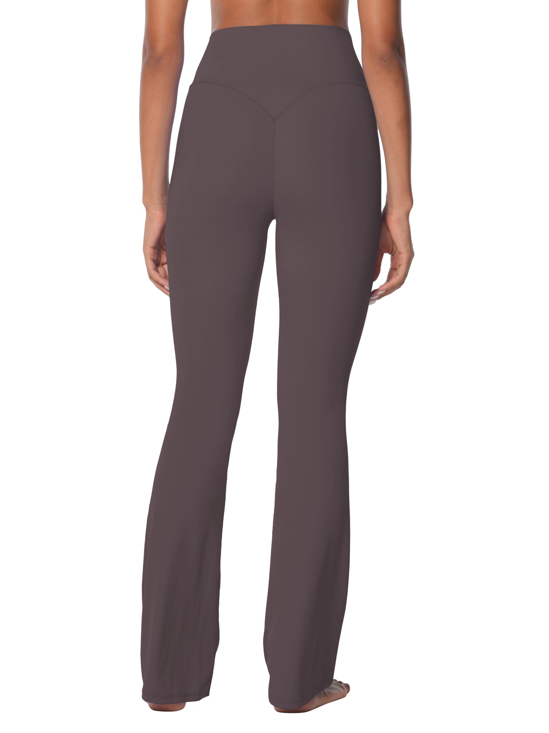 Sunzel Mini legging évasé sans couture avant pour femme, pantalon de yoga évasé invisible avec contrôle du ventre | Entrejambe de 71,1 cm, 76,2 cm, 81,3 cm ou 86,4 cm, contrôle du ventre, sans couture avant, levage des fesses