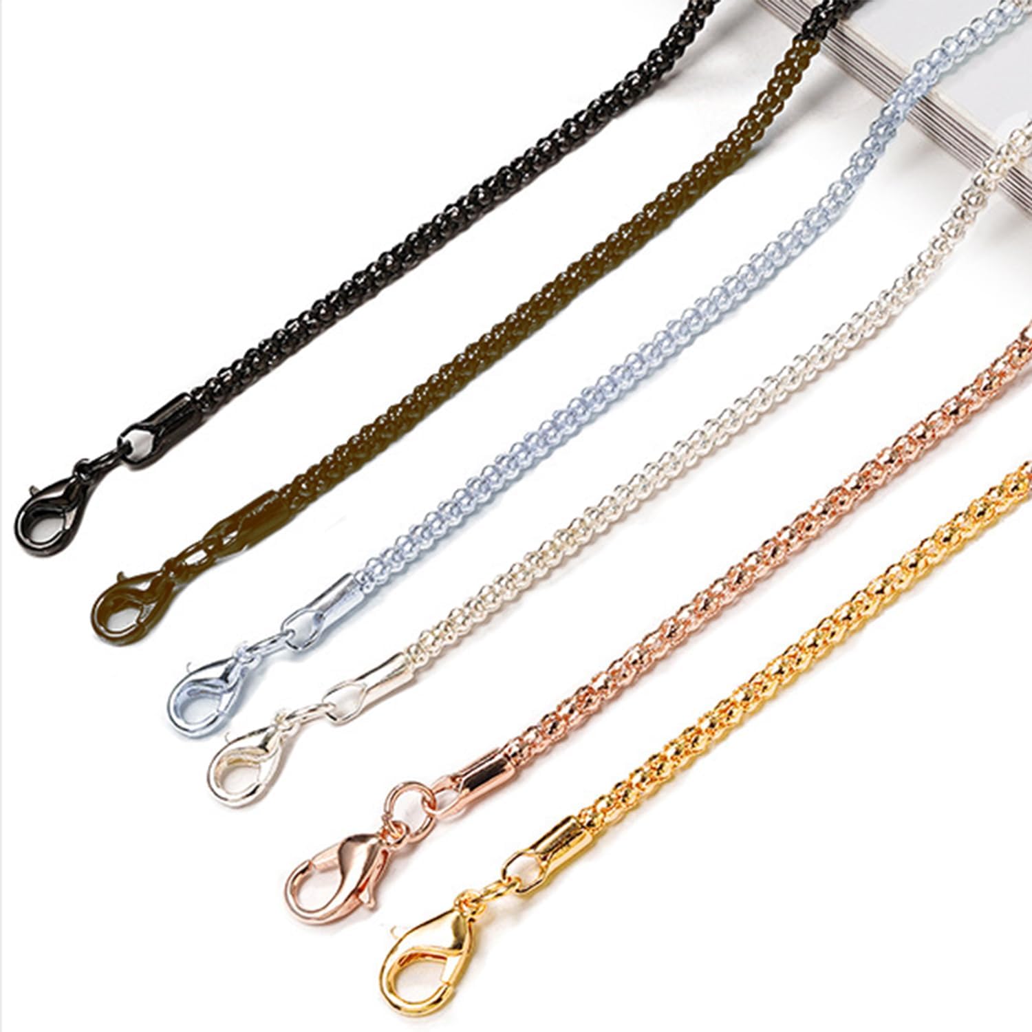 BOYIVI 6 Colors 1020PCS Jewelry Making Accessories Set with 120PCS Lobster Claw Clasp & 900PCS Open Jump Rings for DIY Bracelet Necklaces