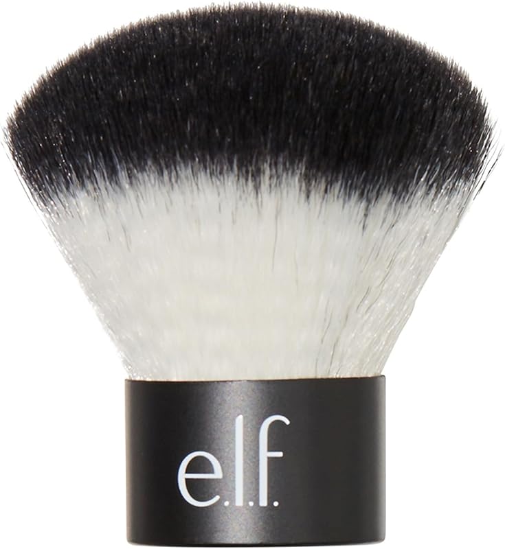 Kabuki Face Brush, Travel-Sized Makeup Brush For Precise & Controlled Application On-The-Go, Vegan & Cruelty-Free