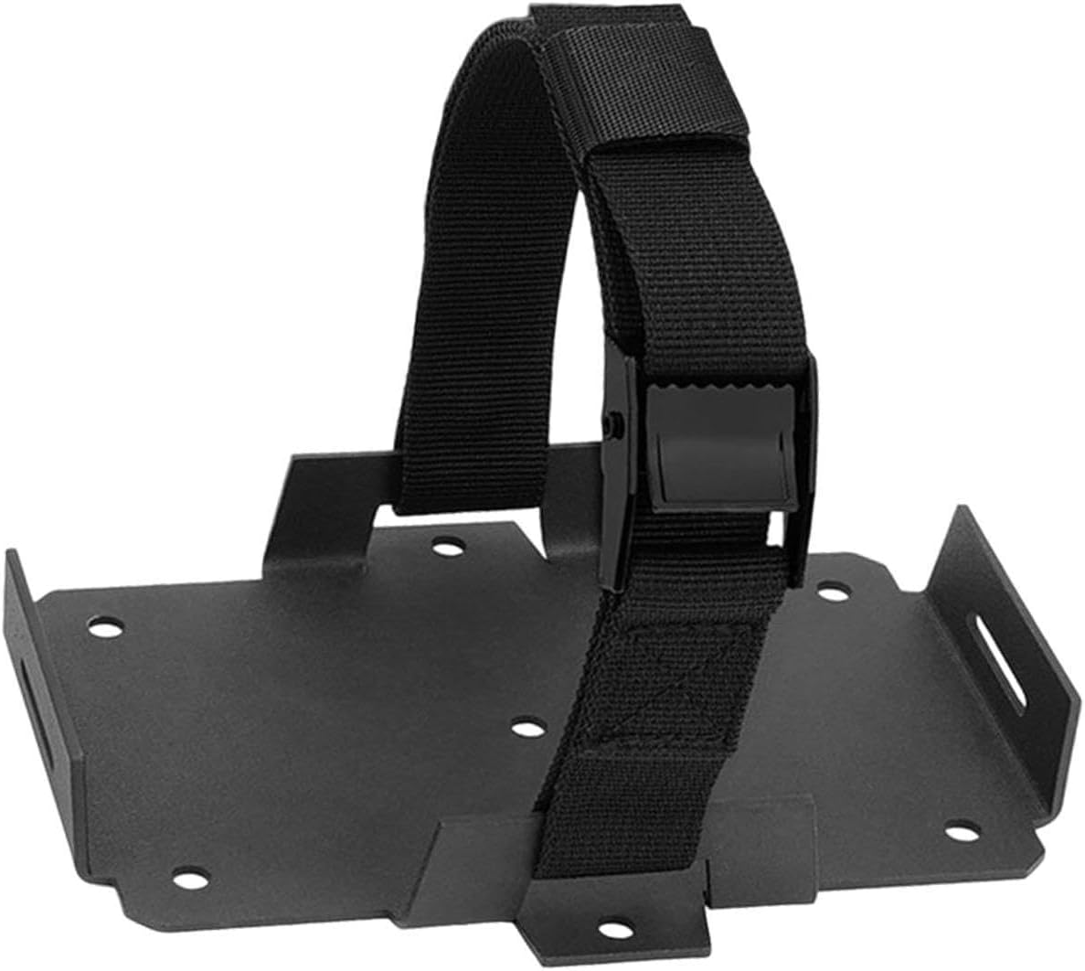 Battery Tray Accessory Replaces Aluminum Practical, with Adjustable Hold Down Strap Battery Mount for Motorcycles Marine