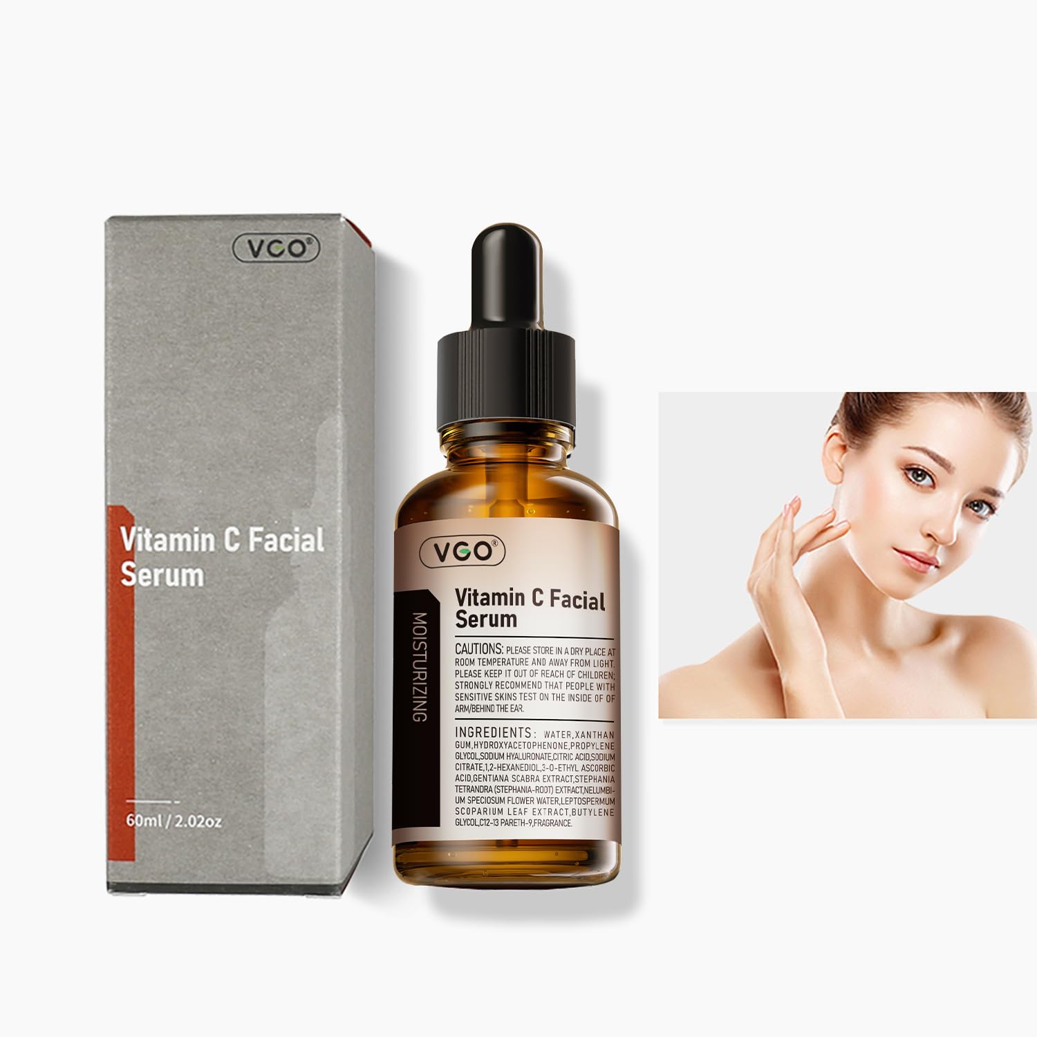 VGO Vitamin C Vitamin E Facial Serum, 60ml / 2.02oz VGO Vitamin C Vitamin E Facial Serum, 60ml / 2.02oz
