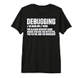 Programmer Debugging Definition Funny IT Developer Men Women Premium Tri-Blend T-Shirt