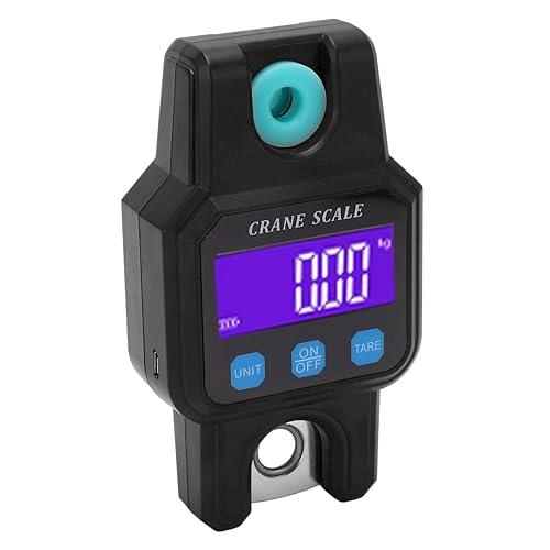 Miniatura 3 de Báscula de grúa, alta precisión, resistente al agua, diferentes unidades, fácil operación, báscula colgante, amplia aplicación para granja (negro)