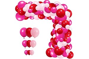 Matte Balloons Pink and Red