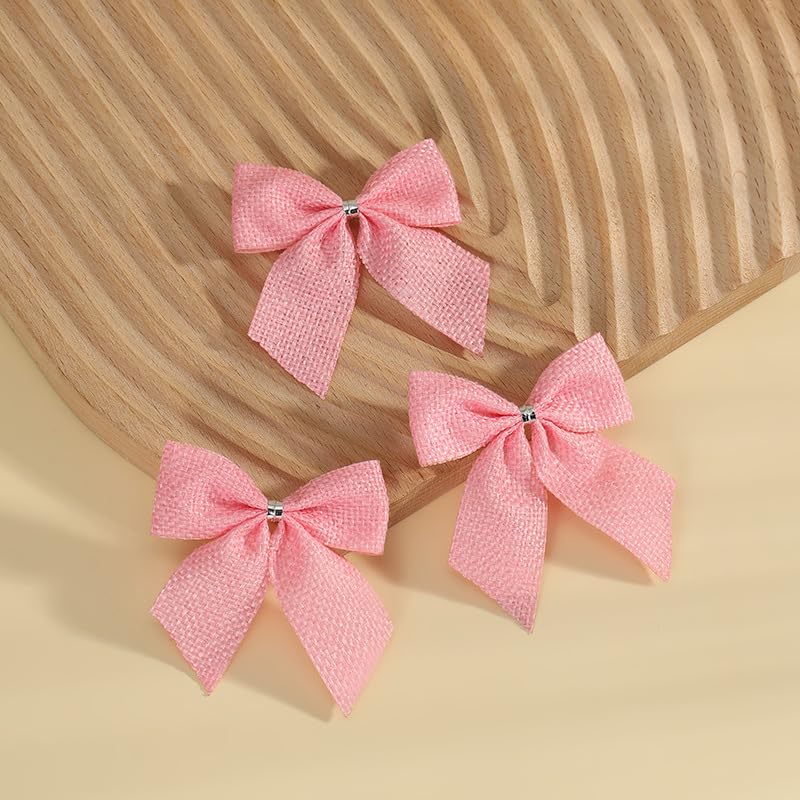 Weihnachtsschleifen Rosa 29 SYSUII 20 Stück Weihnachtsschleifen Kleine Weihnachtsbaum Bögen...