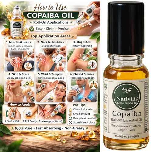 Nativilis Copaiba Aceite Esencial Roll-On 10ml miniatura 3
