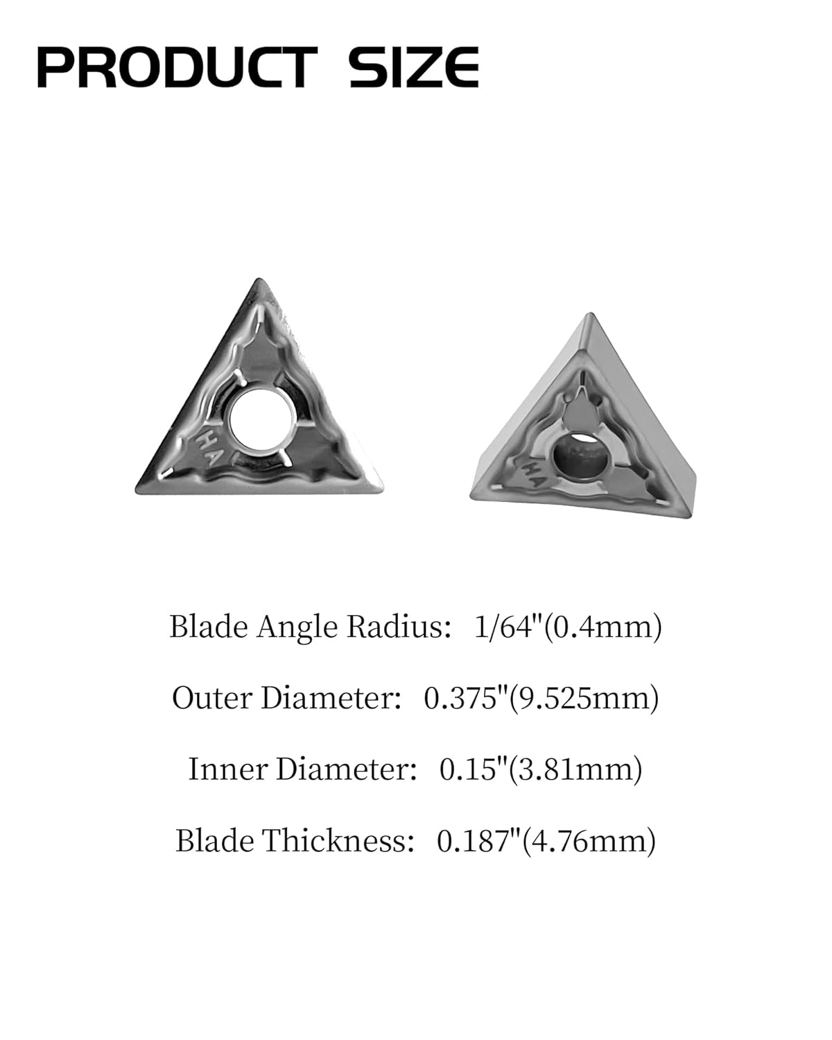 TNMG331 TNMG160404 Carbide Inserts for Aluminum, Replacement Carbide Turning Inserts Cutting Tools, CNC Lathe Inserts for Turning Cutting Aluminum Inserts, 10Pcs