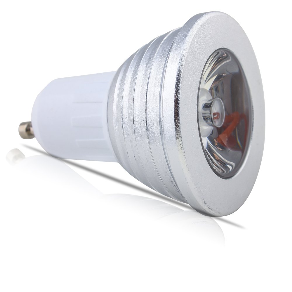 1 Pcs Dimmable GU10 3W Led Bulb RGB LED Spotlight Smart Led Lamp with Remote — view 2