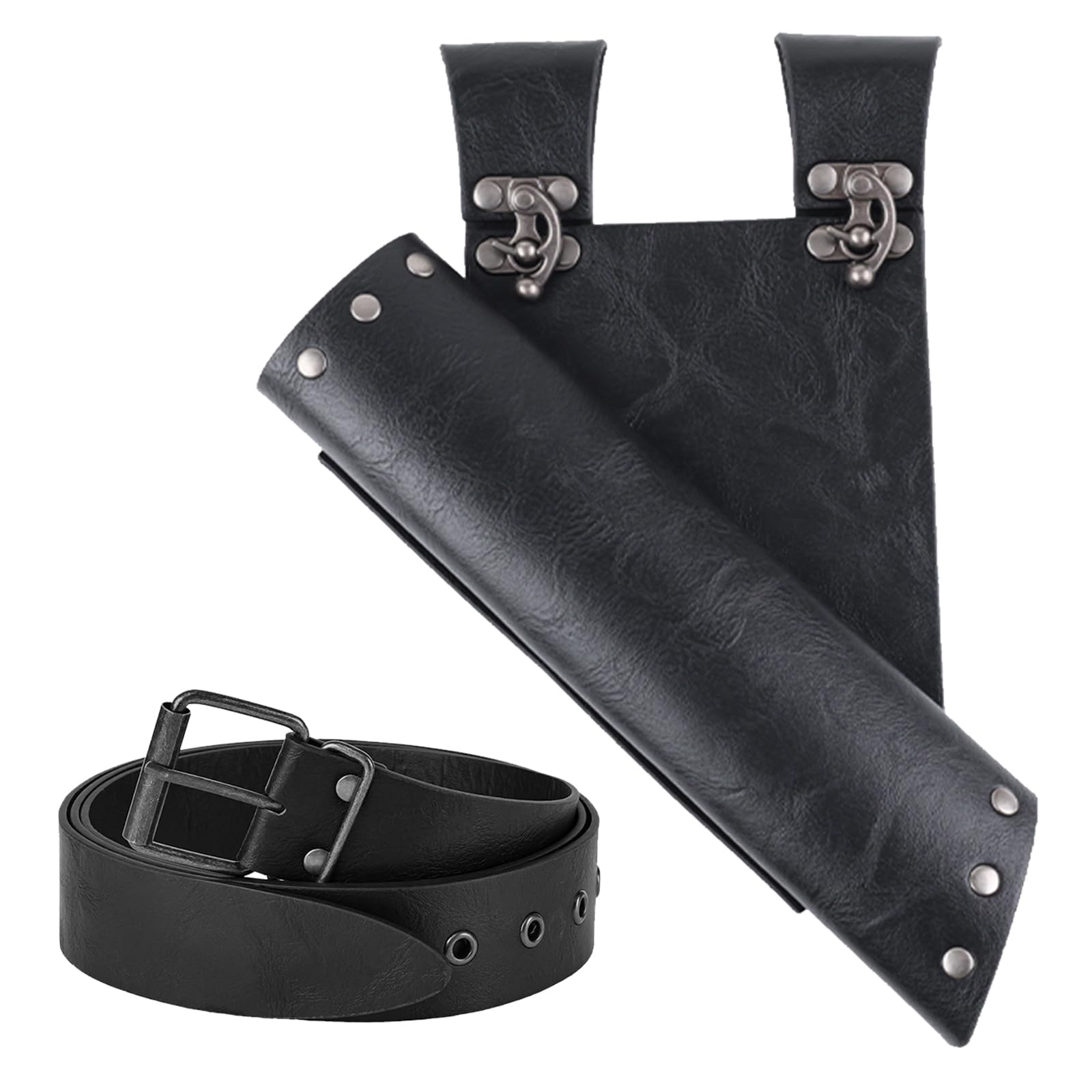 EpicCos Medieval Scabbard Set, Pirate Sword Frog and Detachable Buckle Belt
