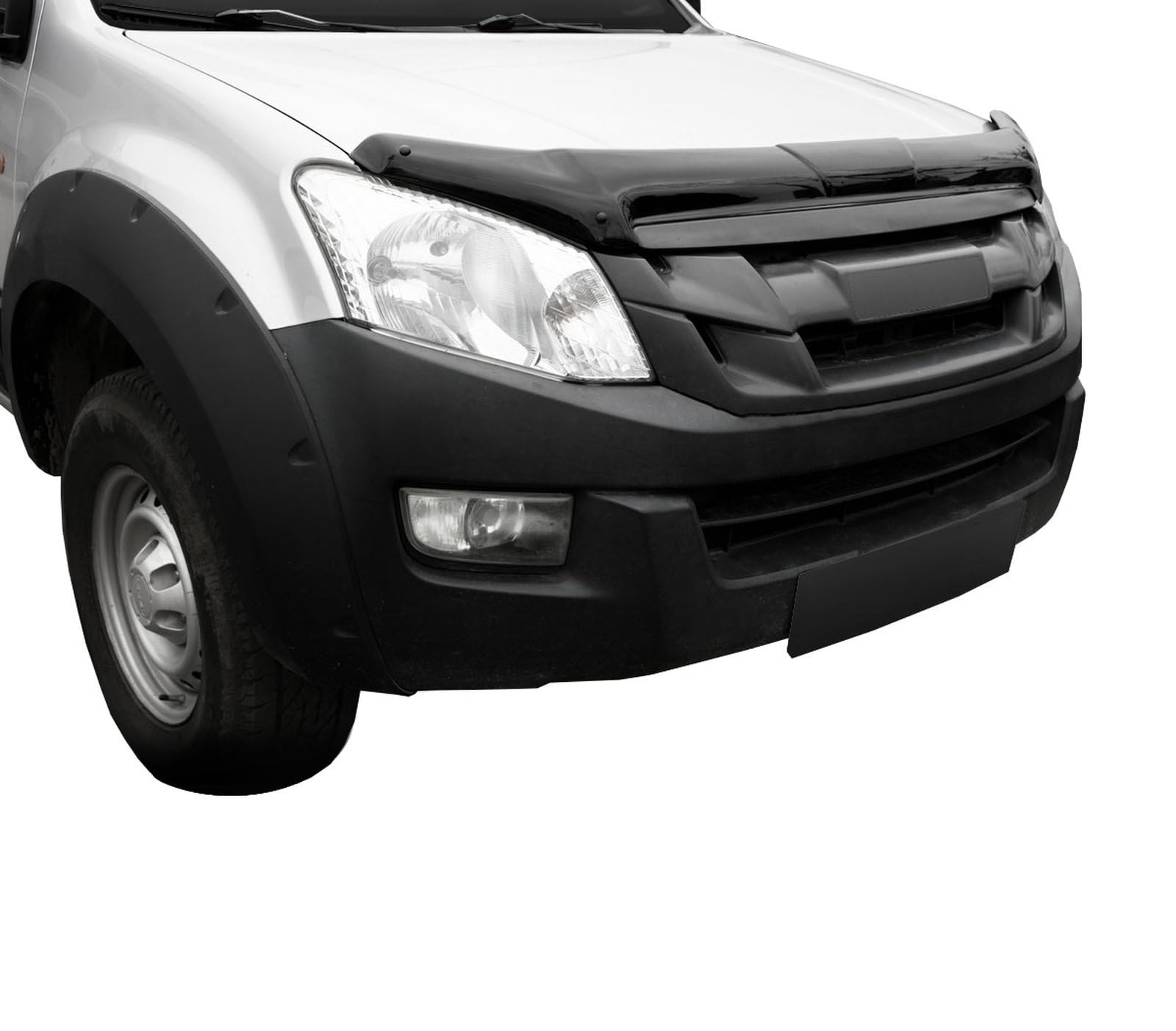 SCOUTT Bra de Capot Déflecteur de Protection pour Isuzu D-Max 2012-2017, Aérodynamique, Assemblage Facile, Aucun Perçage Requis