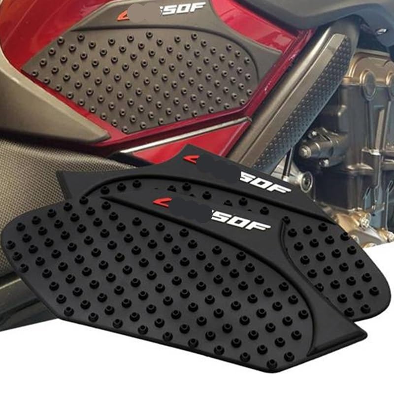 Protection réservoir moto CB650F 2014-2017 coussinets noirs de carburant - 3