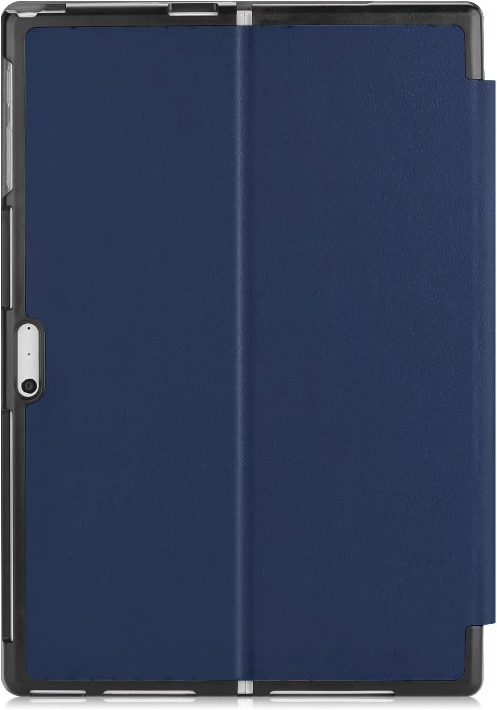 Tablet Cover for Microsoft Surface Pro 7/Pro 6/Pro 5/Pro 4 12.3",Ultra Slim Folio Stand Lightweight Leather Case for Surface Pro 4 5 6 7,Compatible with Type Cover Keyboard (Dark Blue) - Image 3