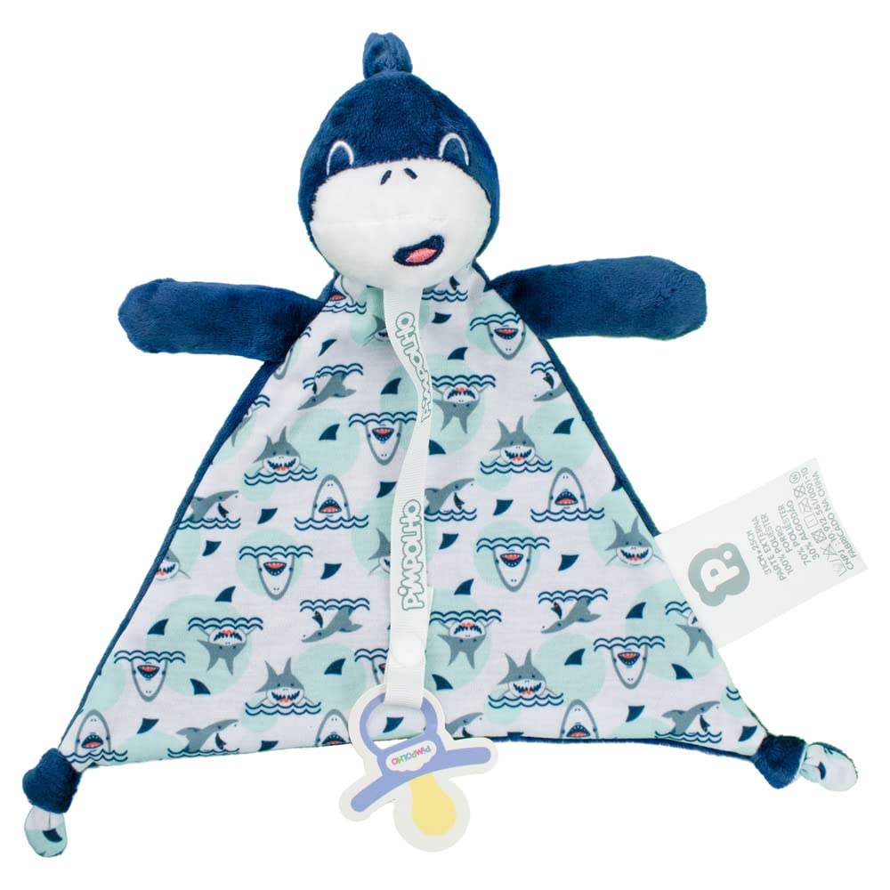 Naninha com Prendedor de Chupeta Pimpolho 9381 Cor:Azul Marinho
