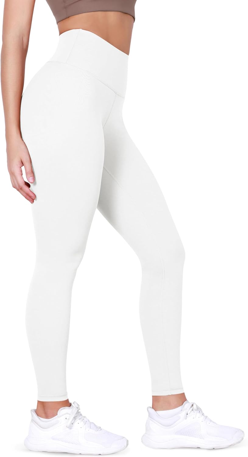 ODODOS Body-Hugging Workout Leggings with Back Pocket for Women, 25" /28" High Waist Yoga Pants