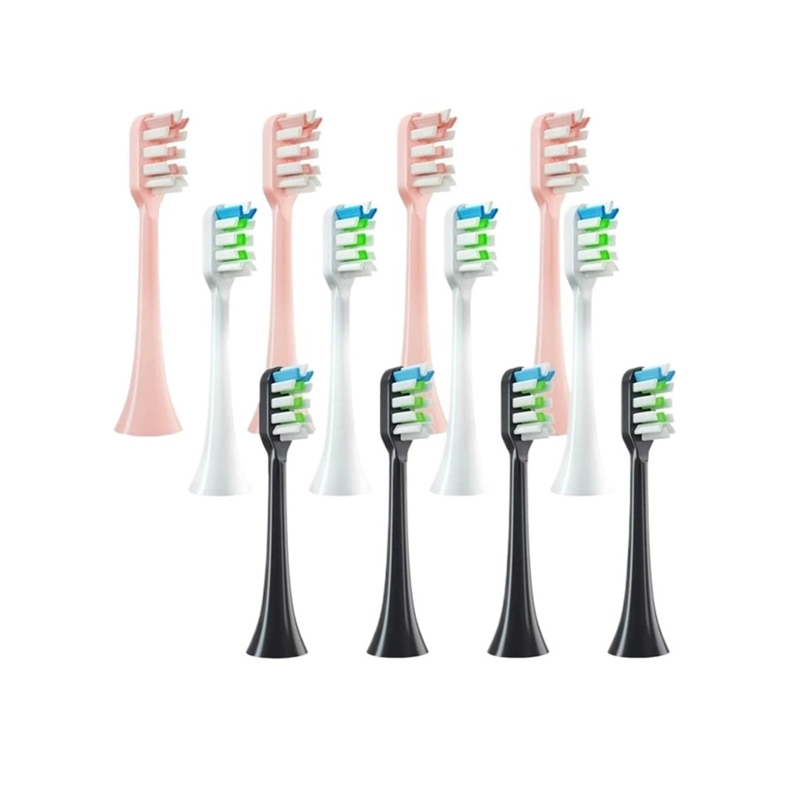 5-10 Stück versiegelt verpackte Ersatzköpfe for elektrische Zahnbürsten, kompatibel mit X3 X5 V1 X3U(10 white)