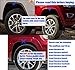 MOERTIFEI Car Mudguard Fender Mud Flaps Splash Guards Compatible with Jeep Grand Cherokee 2011-2020 12 13 14 15 16 17 18 19