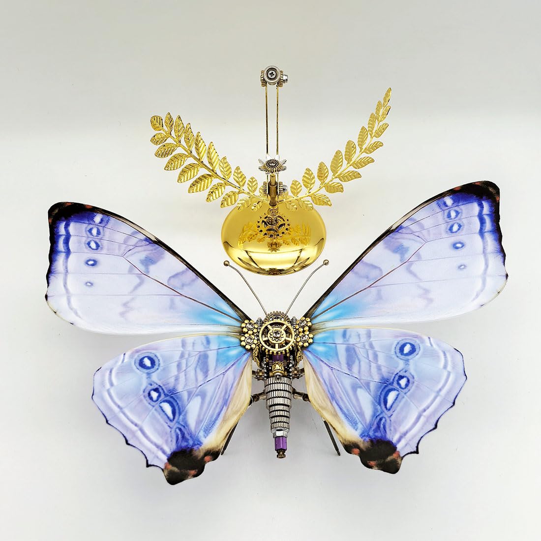 Puzzle 3D in metallo a forma di farfalla, 150+ pezzi, modello meccanico Steampunk, fai da te, da collezione, decorazione da scrivania, per adulti e hobbisti