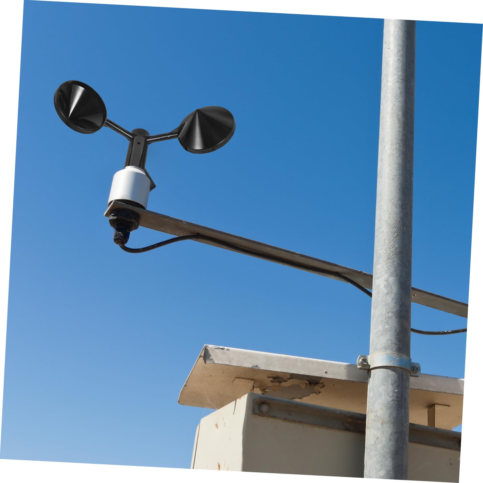 Windgeschwindigkeitsmesser Anemometer Gehäuse Für Windmessung 3 Schalen Windgeschwindigkeits Sensor Wetterstation Zubehör Für Präzise Windmessungen