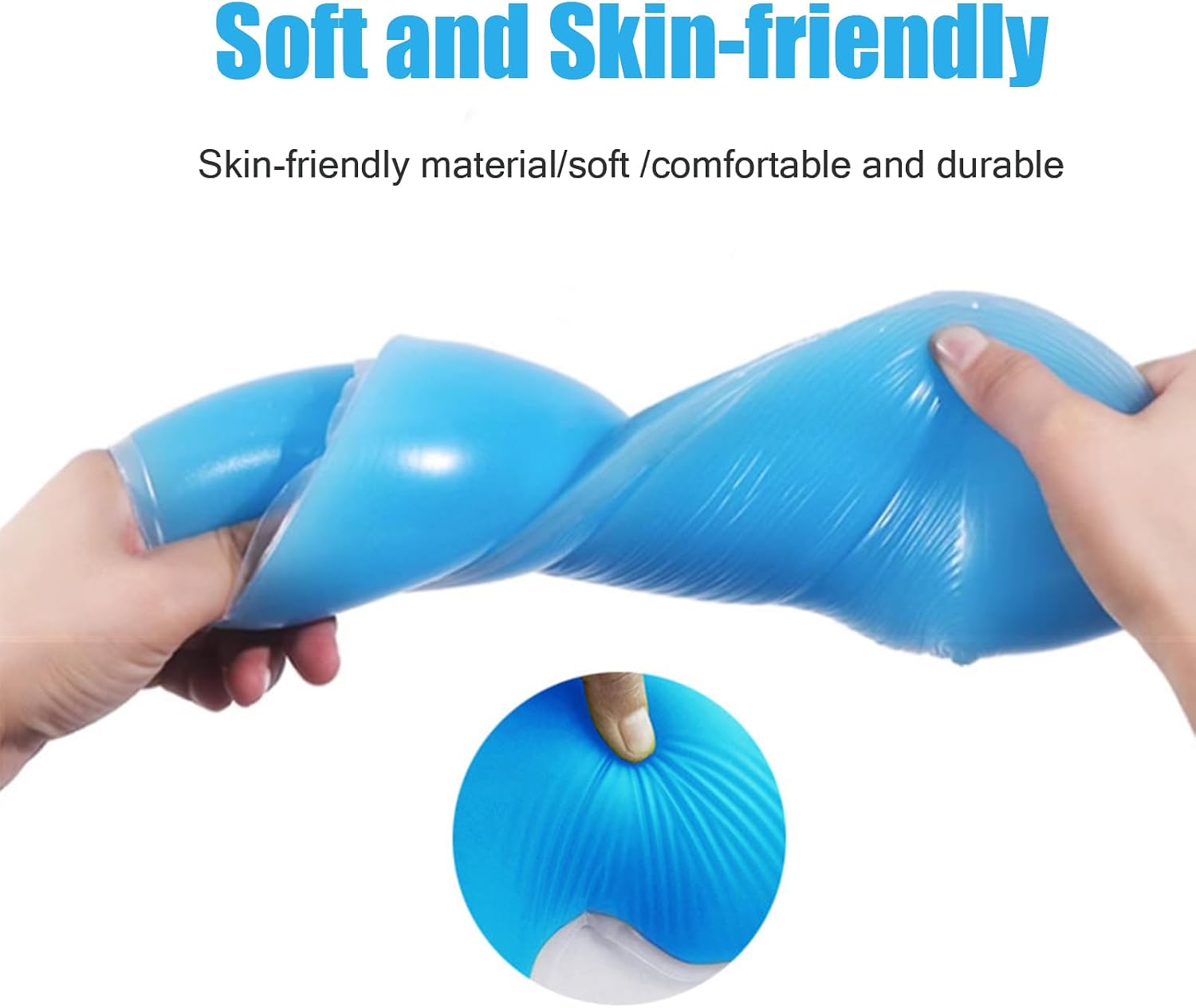 ZJchao Face Massage Pillow, Silicone Face Massage Pillow,Beauty Skin Face Massage Pillow and Spa Use, Body Massage Cradle Cushion,Face Relax Cradle for Linens Cushion Pad(Sky Blue)