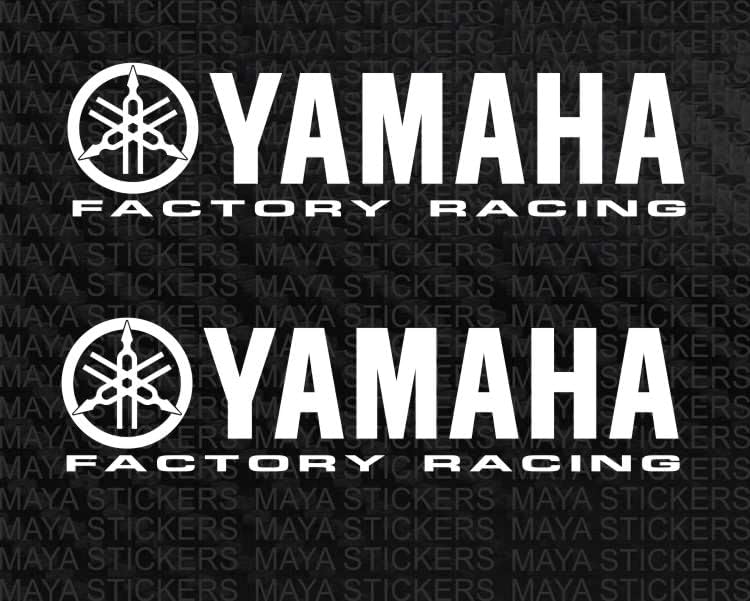 Brand. Factory Racing Decal Stickers Compatible with Yamaha Motorcycles and Helmets