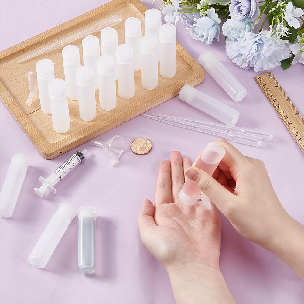 BENECREAT Paquete de 30 botellas de muestras de plástico pequeñas de 18 ml, botellas de viaje vacías para maquillaje, cosméticos, artículos de tocador
