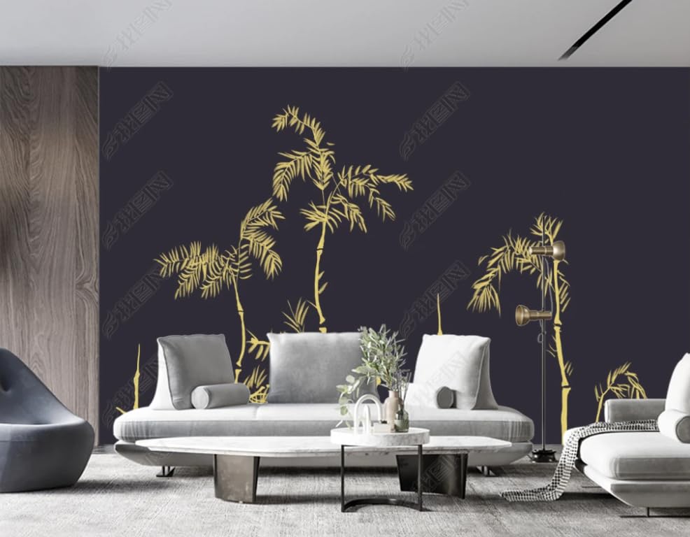 Poster géant mural bambou de style chinois pour l'ambiance zen du salon