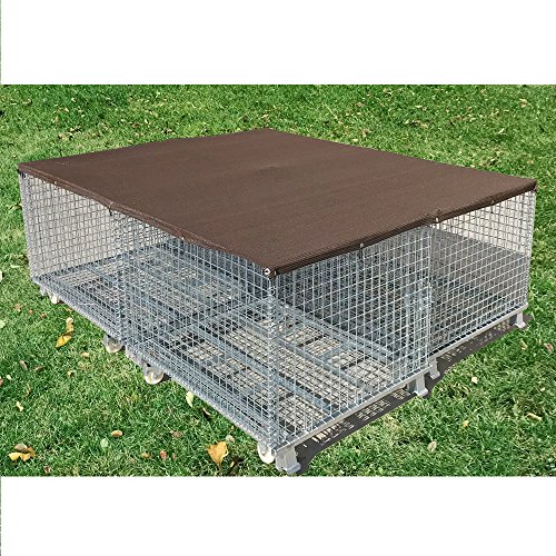 Alion Home UV Stable Dog Run & Pet Kennel Shade Cover, Sunblock Shade Privacy Panel with Grommets and Hems on 4 Sides… - Image 2