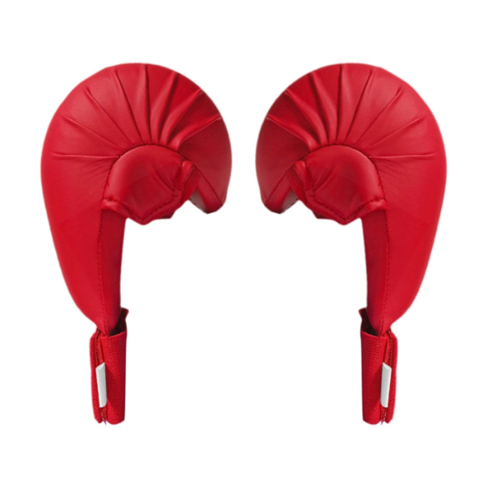 Fenteer 2X Guantes de Entrenamiento de Karate, Guantes de Boxeo, Entrenamiento, Deportes, Guardias de Competición Profesionales, Equipo de Kickboxing