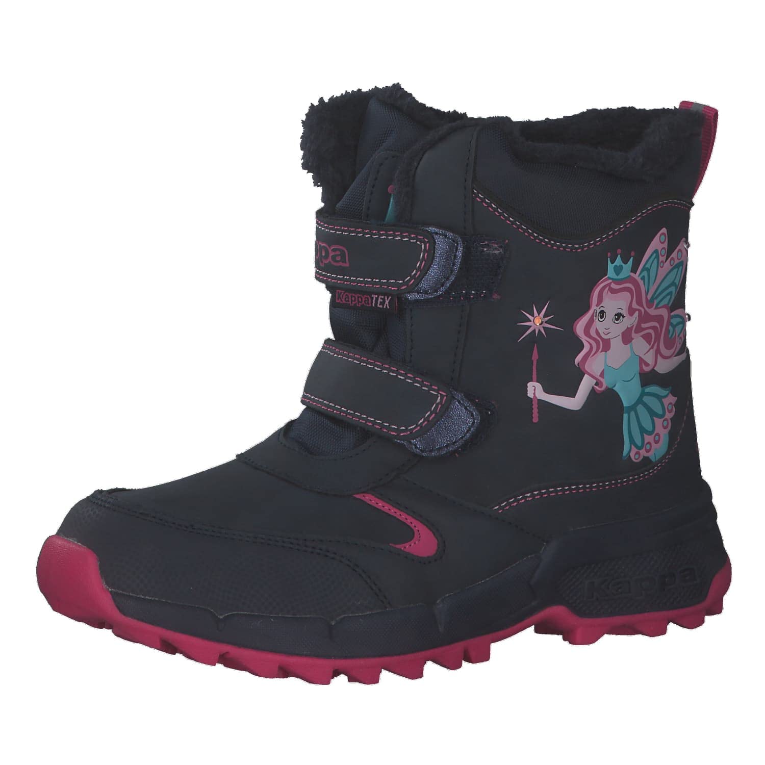 Kappa FEYA TEX K Snow Shoes, Navy/Pink, EU 27