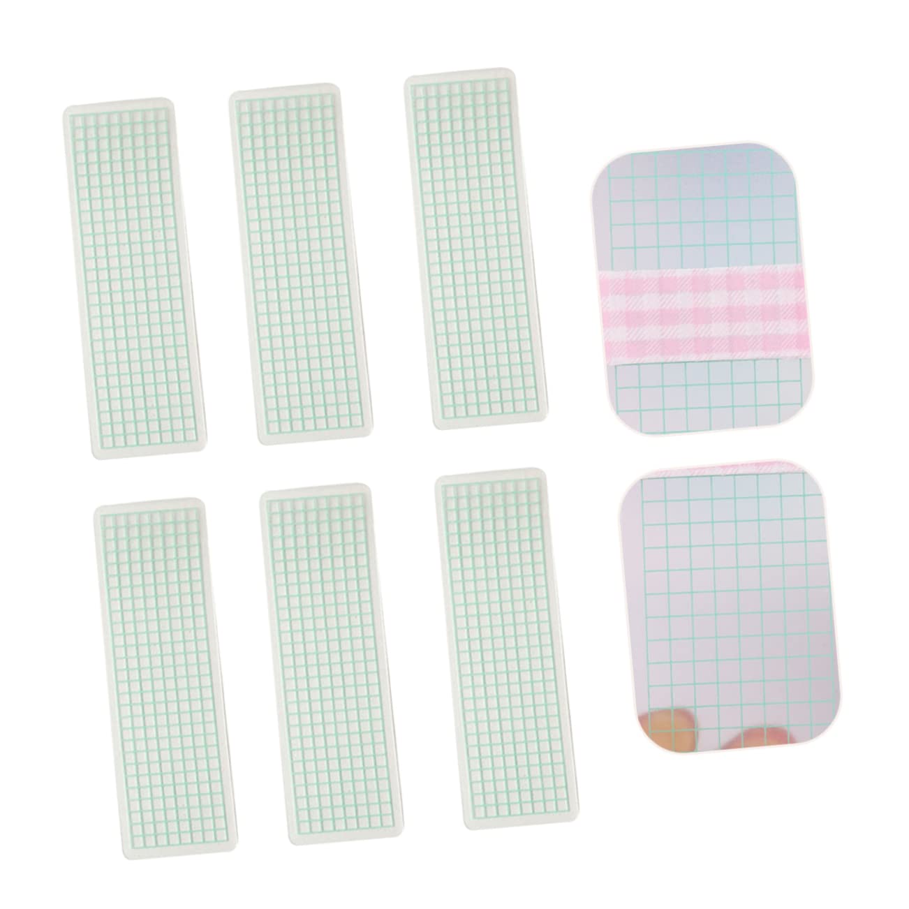 Operitacx 200 Pz di nastro distributori di nastro adesivo carte campione washi the office merchandise gadget ufficio distributori di sottoimballaggi in nastro di carta plastica