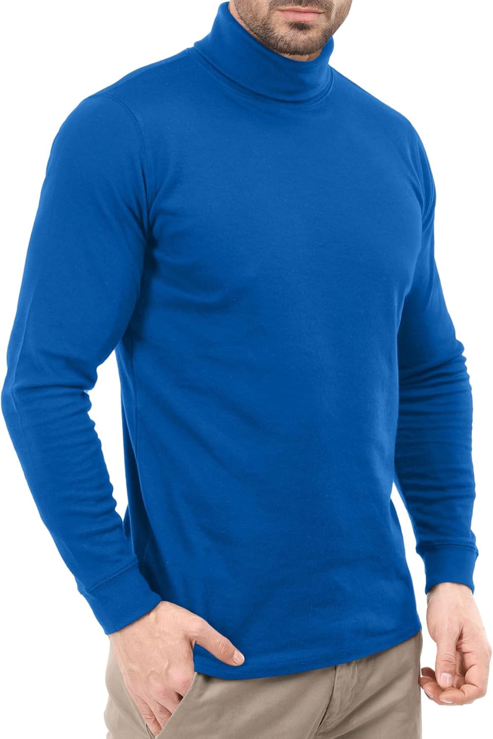 Utopia Wear Turtleneck Men Slim Fit UPF 50+ Lightweight Pullover Sweater Long Sleeves Top - Image 2