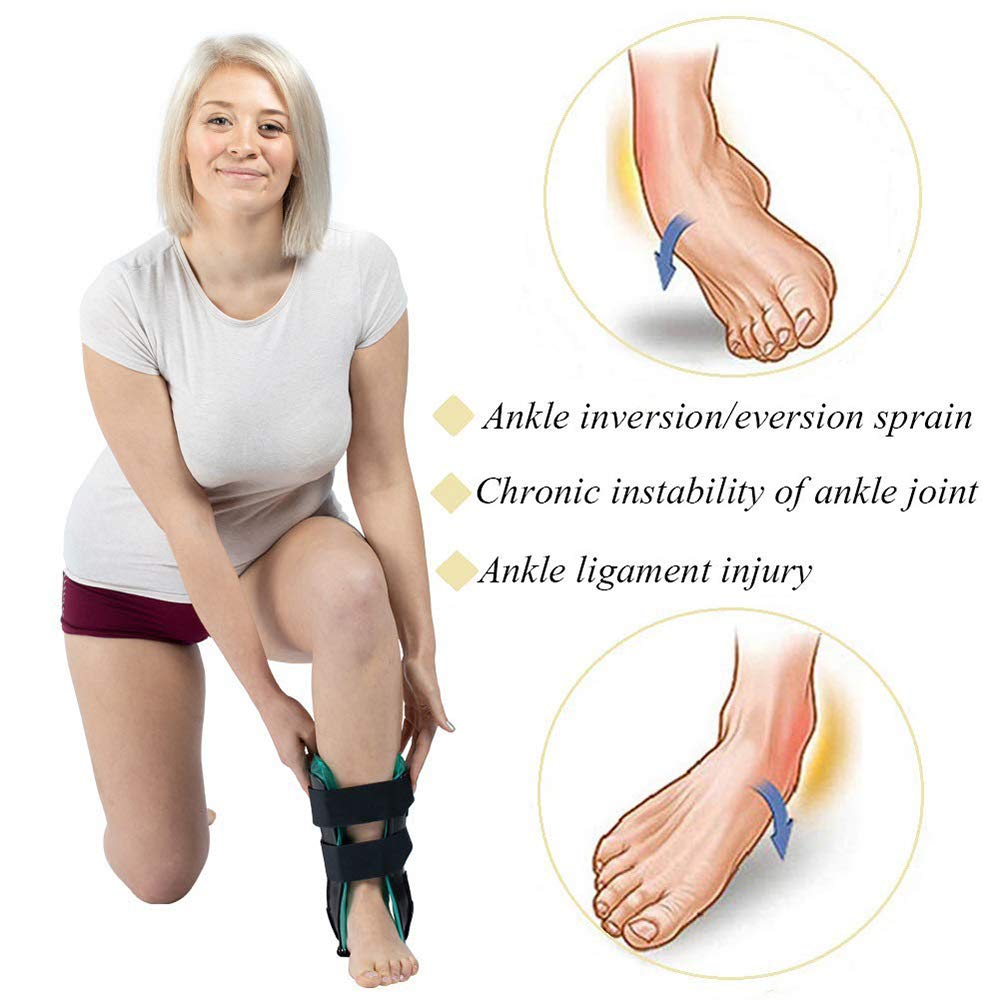 Soporte para la Periostitis Tibial, Tobillera Air Gel con Estribo, Soporte estabilizador de Tobillo, férula Ajustable Que Reduce la hinchazón e inflamación para aliviar la tensió