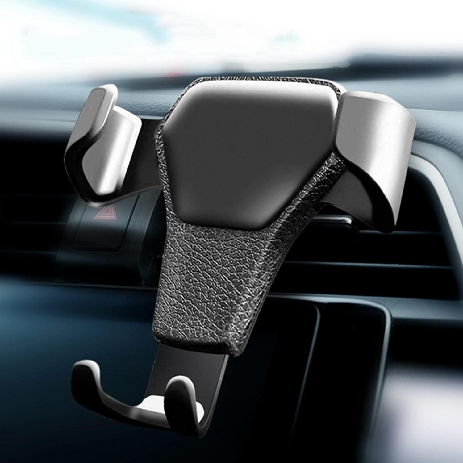 Soporte Móvil Soporte para Teléfono Celular para Automóvil Instalación De GPS Salida Aire para para Ventosa para Portátil para Coche(White)