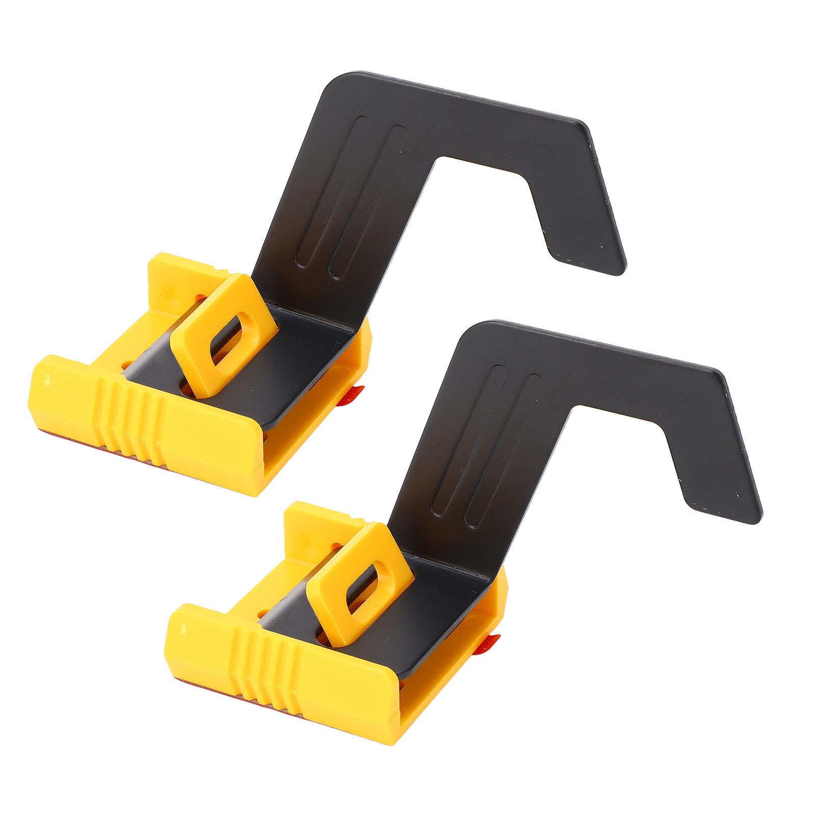 2Pcs Handle Switch Lockout Device Alloy Engineering Plastic Steel Plate Switch Handle Lockout for Distribution Box Cabinet Door