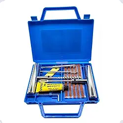 Kit Reparo para Pneus Maleta Ferramentas para Conserto de Furos Moto Carro Bike Remendo Bicicletas Macarrão