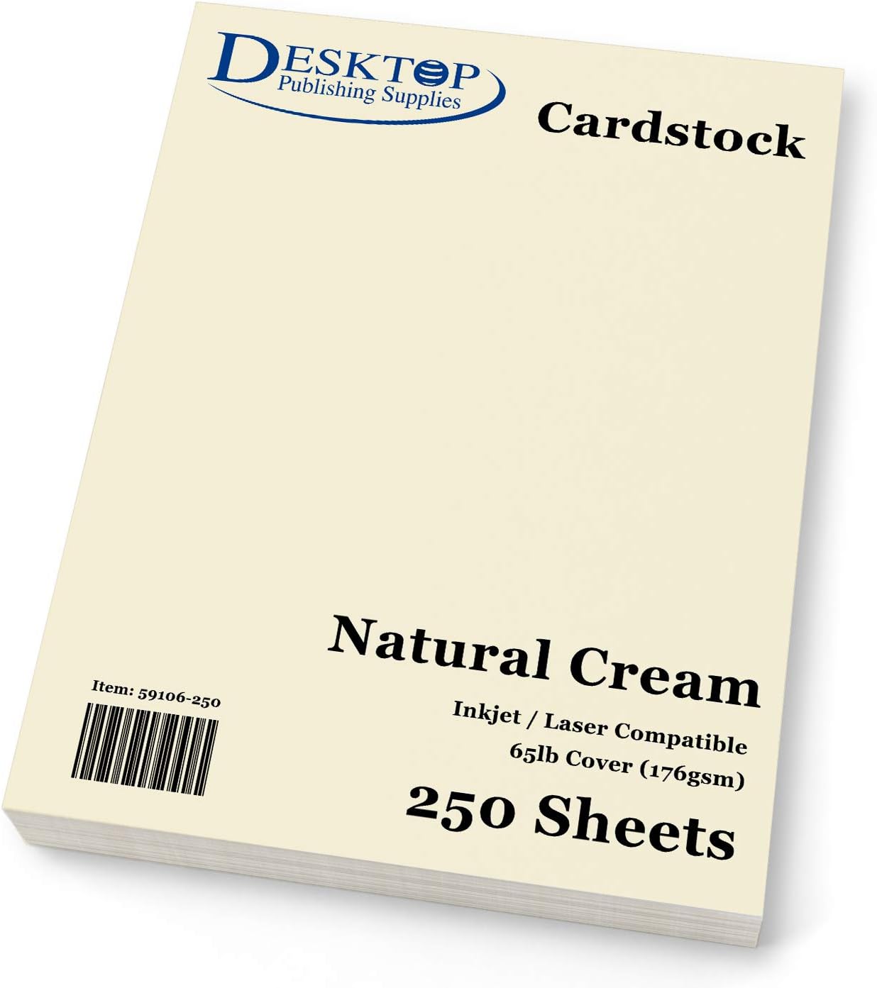 65 lb Cream Cardstock 250 Sheets Cardstock Papers