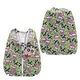クレヨンしんちゃん レディース メンズ 日焼け止め服 ラッシュガード 日除けカバー ジャケット サンシェードパーカー UVカットパーカー 長袖 薄手 接触冷感 紫外線対策 男女兼用,2,S 90-105斤 [並行輸入品]