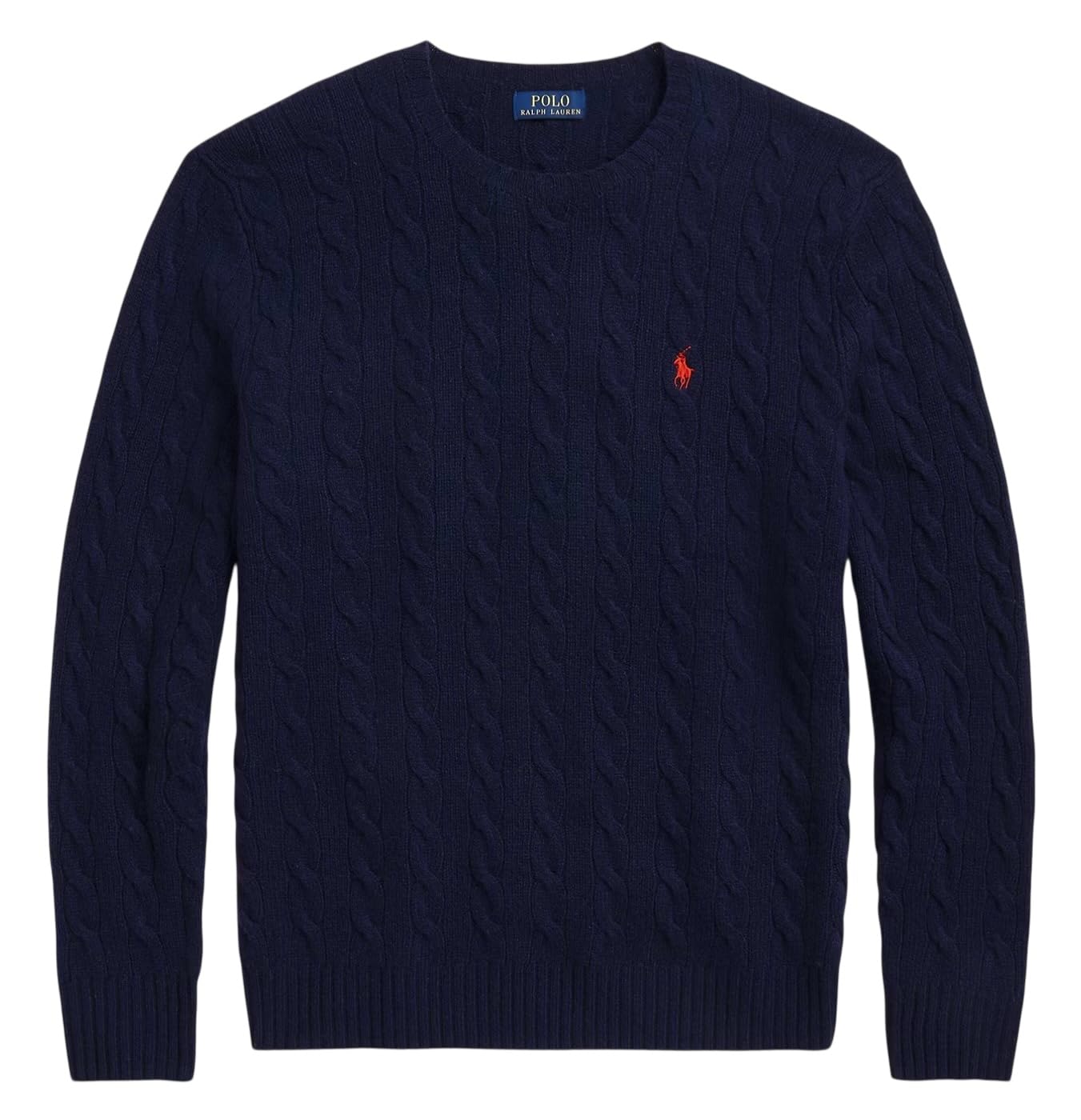 Polo Ralph Lauren Men's Blue Luxury Wool-Cashmere Sweater Blu Aw25