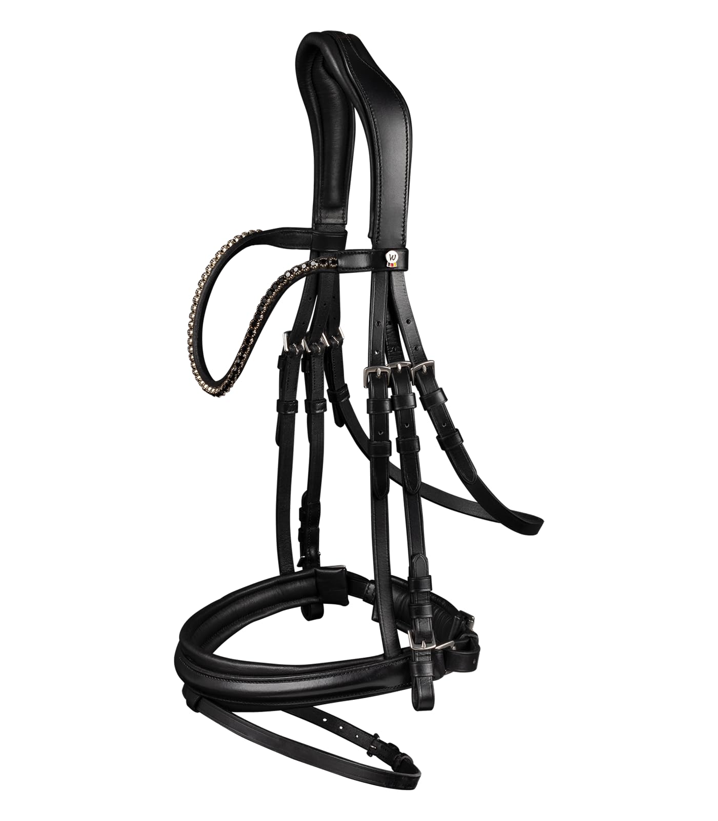 WALDHAUSEN X-Line Favourite VB - Brida para trenzas, color negro