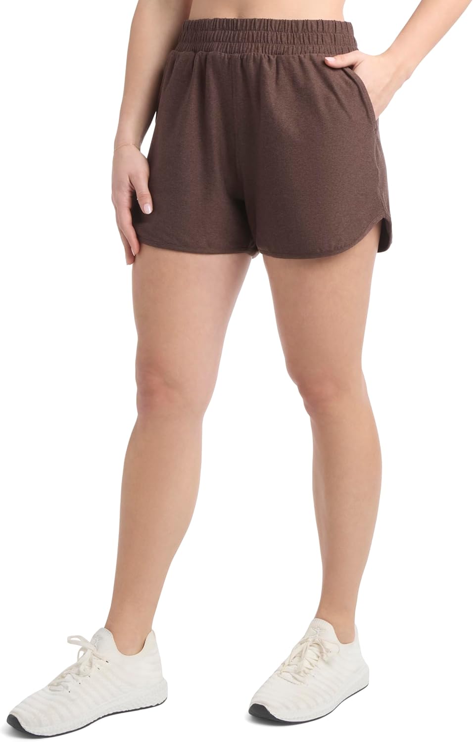 Danskin womens 2 Pack Super Soft Tulip Hem Shorts - Image 3