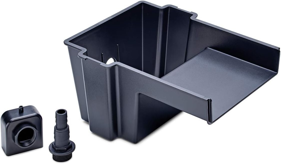 Pontec PondoFall Waterfall, Easy to Install, Black Plastic, Waterfall Feature, Stream Course