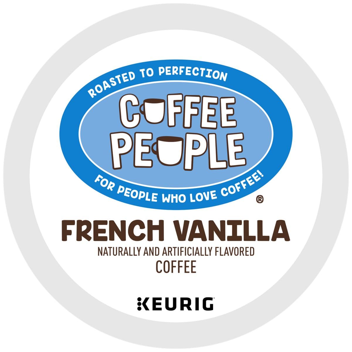 Coffee People Morning Blend, Keurig Single-Serve K-Cup Pods, Light Roast, 72 Count (24 Count, French Vanilla)