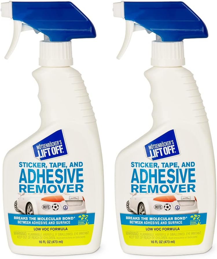 45706-2PK 16-Ounce Sticker, Tape, and Adhesive Remover Safely Eliminates Bumper Stickers, Pinstriping, Adhesives from Vehicles, Boats, RVs, Brick, Concrete and More, Pack of 2