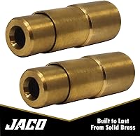 Vista 5 de JACO Bike Presta Valve Tire Air Chuck - 1/4" NPT (Pack of 2) (Open Flow)