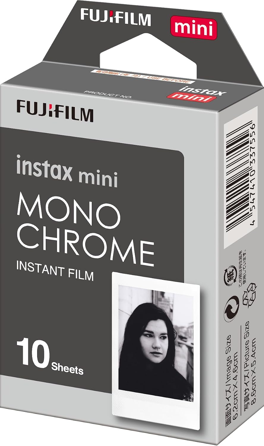 instax™ Mini Film, Monochrome, 1x10