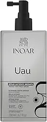 Inoar, UAU, Sérum Capilar Antifrizz, Blindagem contra Umidade e Brilho Intenso, Polímero Termoativado, Pantenol e Matriz Hidrofóbica, Vegano – Para Cabelos Secos, Danificados ou com Frizz, 200ml